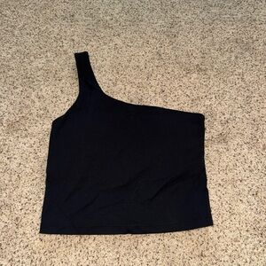 CRZ YOGA Black One-Shoulder Top